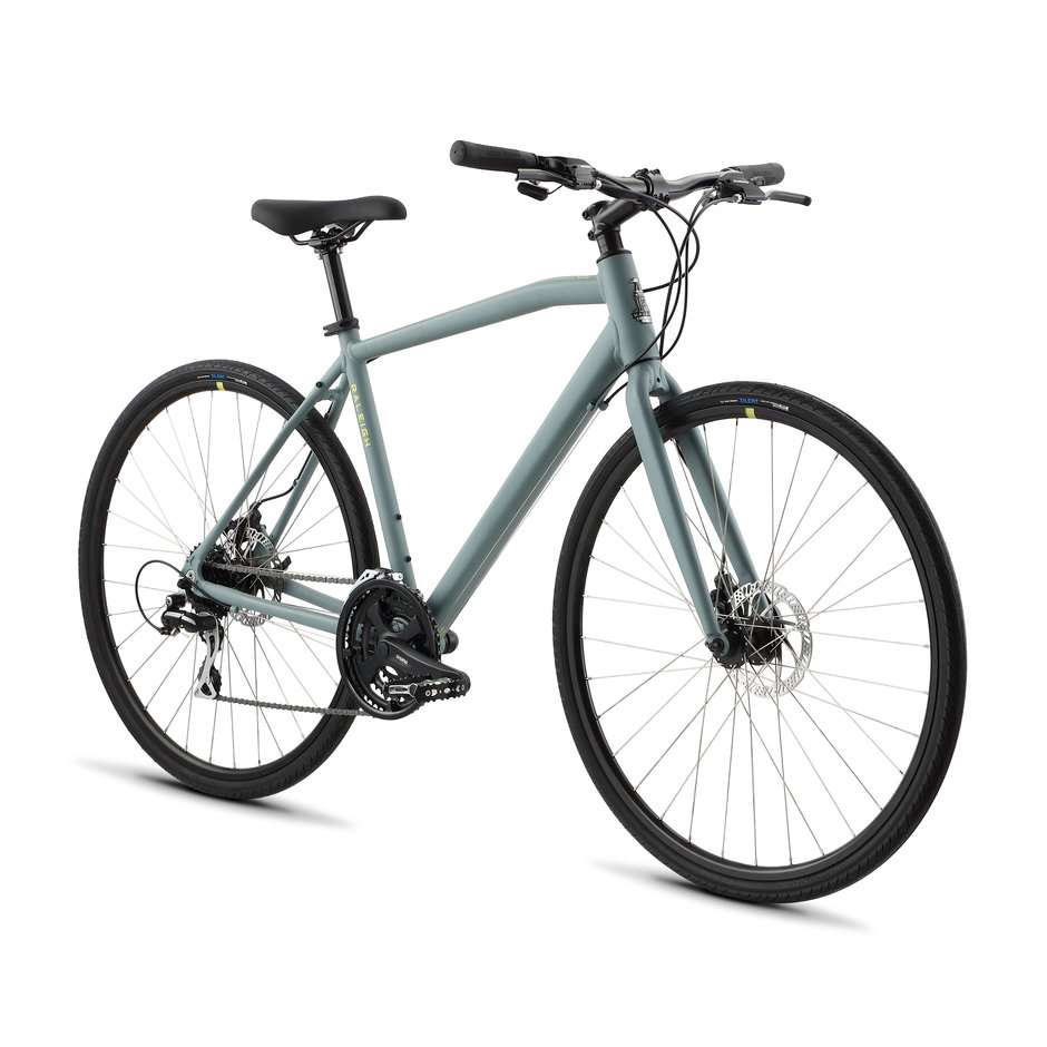 Raleigh-Cadent2-Grey-Front – Gary's Bikes